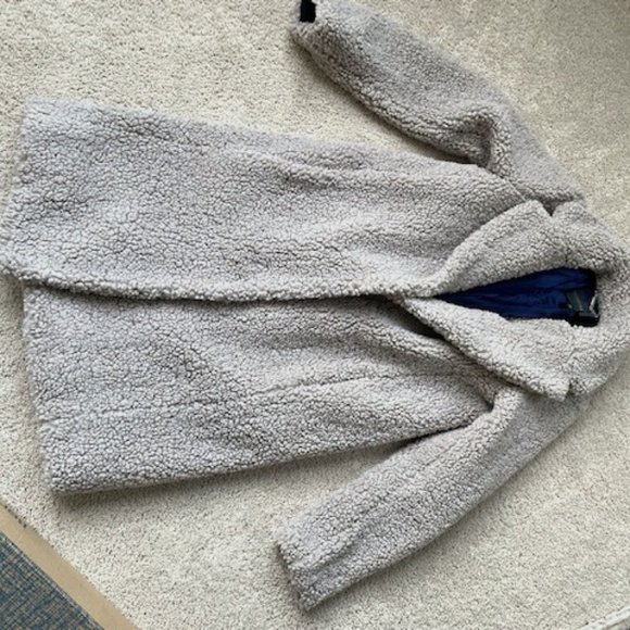 J Crew teddy Sherpa coat